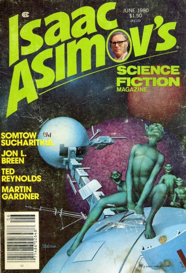 Asimov's Science Fiction cover, June 1980