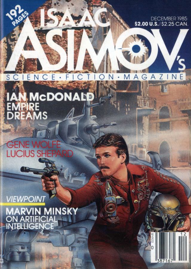 Asimov's Science Fiction cover, December 1985