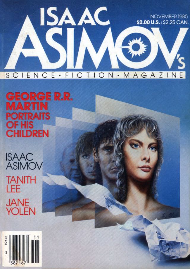 Asimov's Science Fiction cover, November 1985