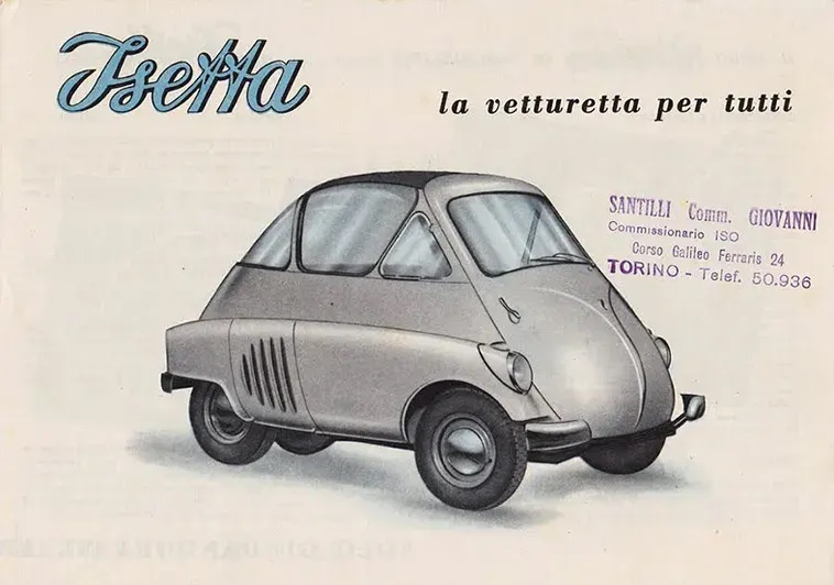 The Isetta: The Unique Microcar from the 1950s that was too ahead of its time