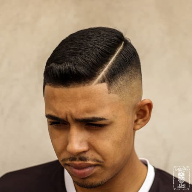 Ivy League Haircut with Side Part