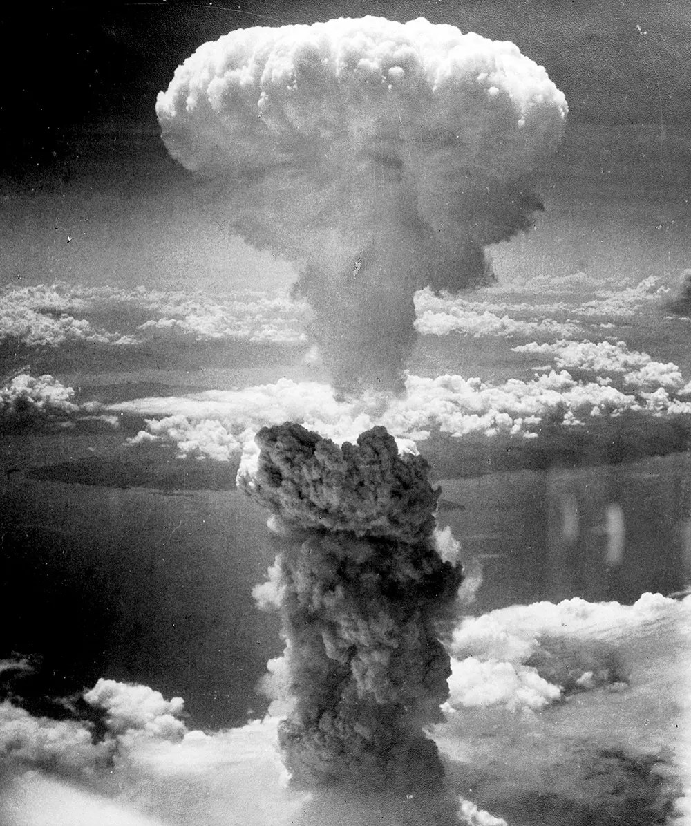 Atomic bombing of Nagasaki.