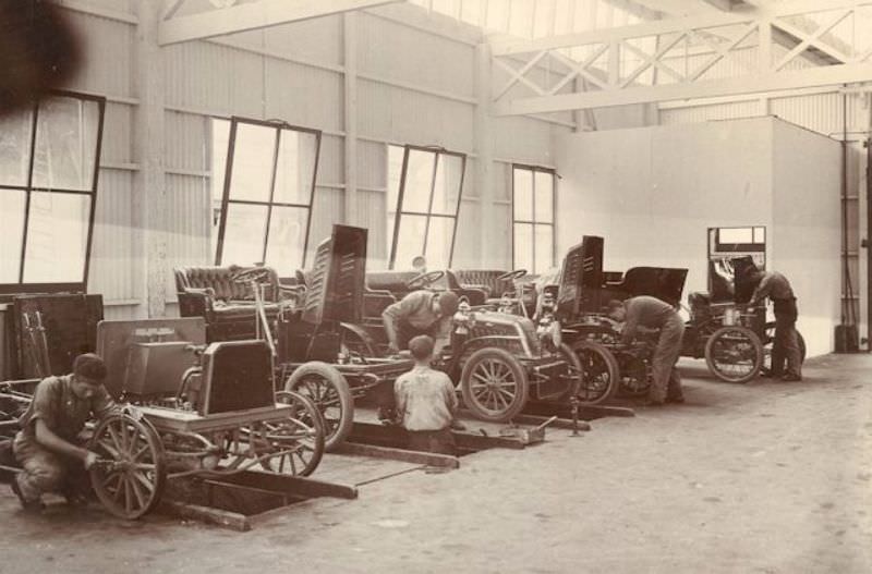 The Innovative Lewis Cycle and Motor Works Factory: A Look inside the Factory in Adelaide from the 1900s