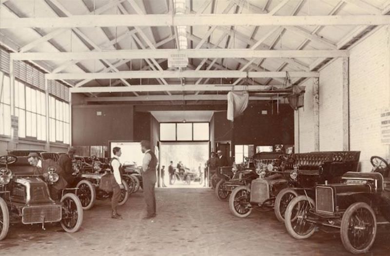 The Innovative Lewis Cycle and Motor Works Factory: A Look inside the Factory in Adelaide from the 1900s