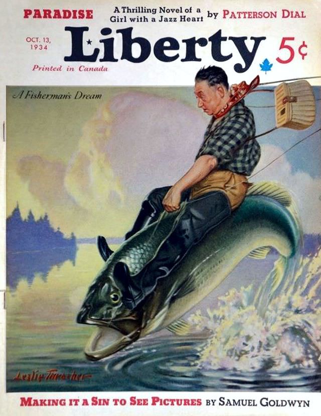 Liberty cover, October 13, 1934