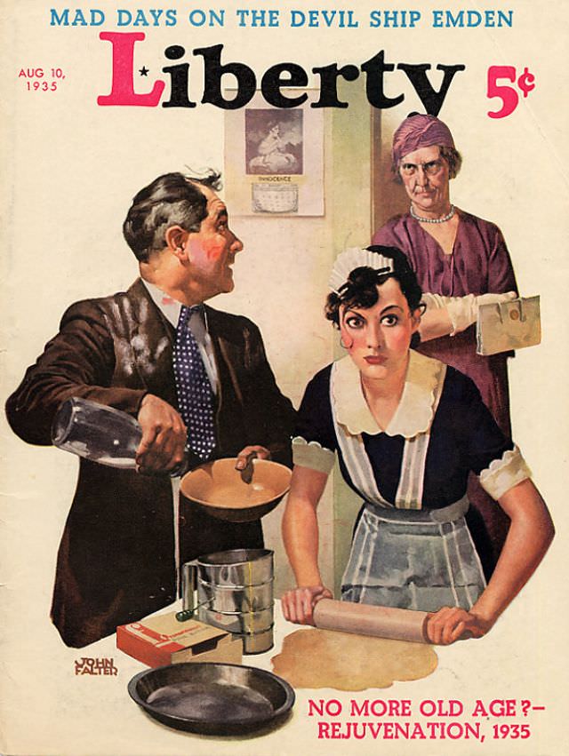 Liberty cover, August 10, 1935