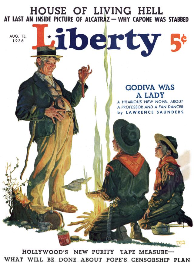 Liberty cover, August 15, 1936