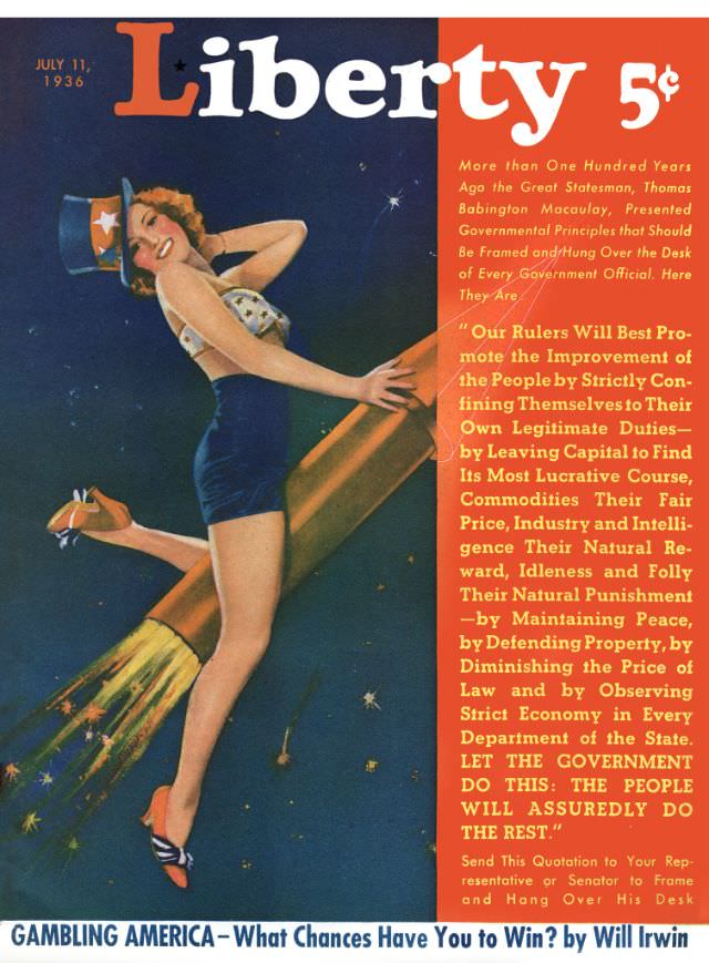 Liberty cover, July 11, 1936