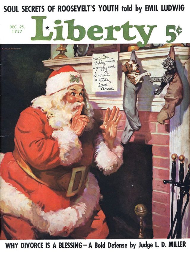 Liberty cover, December 25, 1937