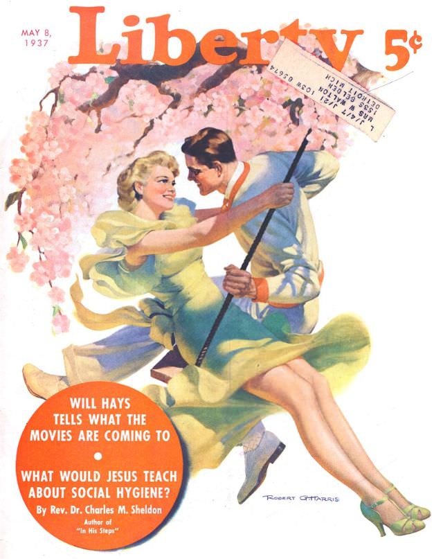 Liberty cover, May 8, 1937