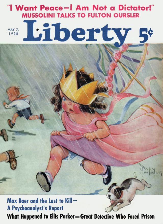 Liberty cover, May 7, 1938