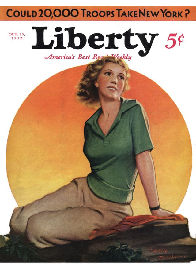 Liberty cover, October 15, 1932