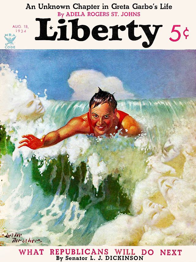 Liberty cover, August 18, 1934