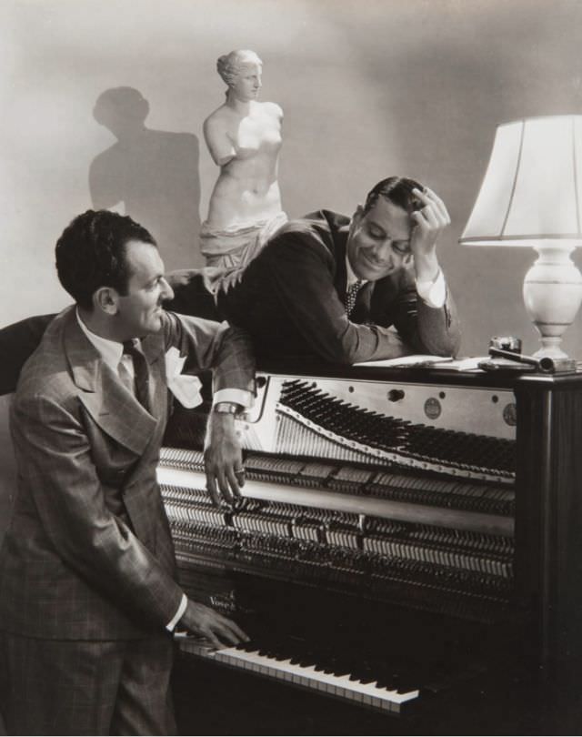 Moss Hart and Cole Porter, 1935.