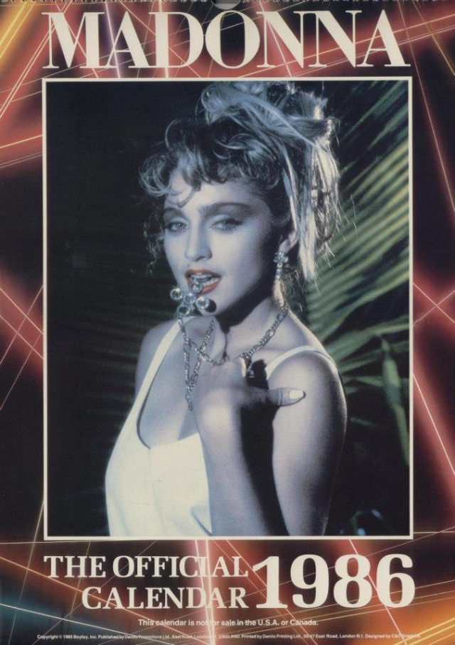 A Look Back at Madonna's Official Calendars 1986-1989