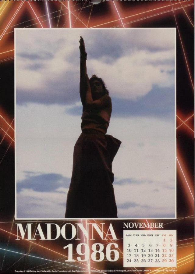 A Look Back at Madonna's Official Calendars 1986-1989