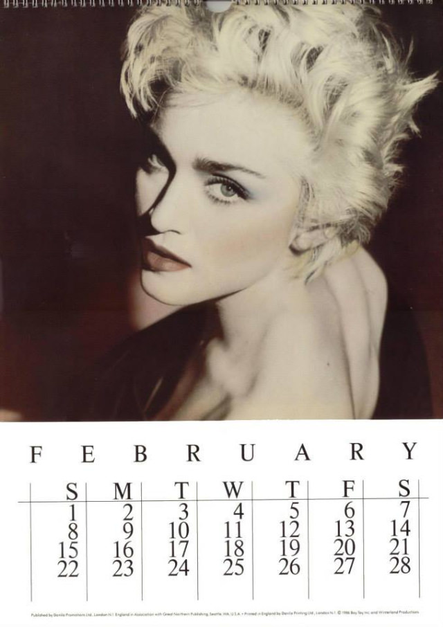 A Look Back at Madonna's Official Calendars 1986-1989