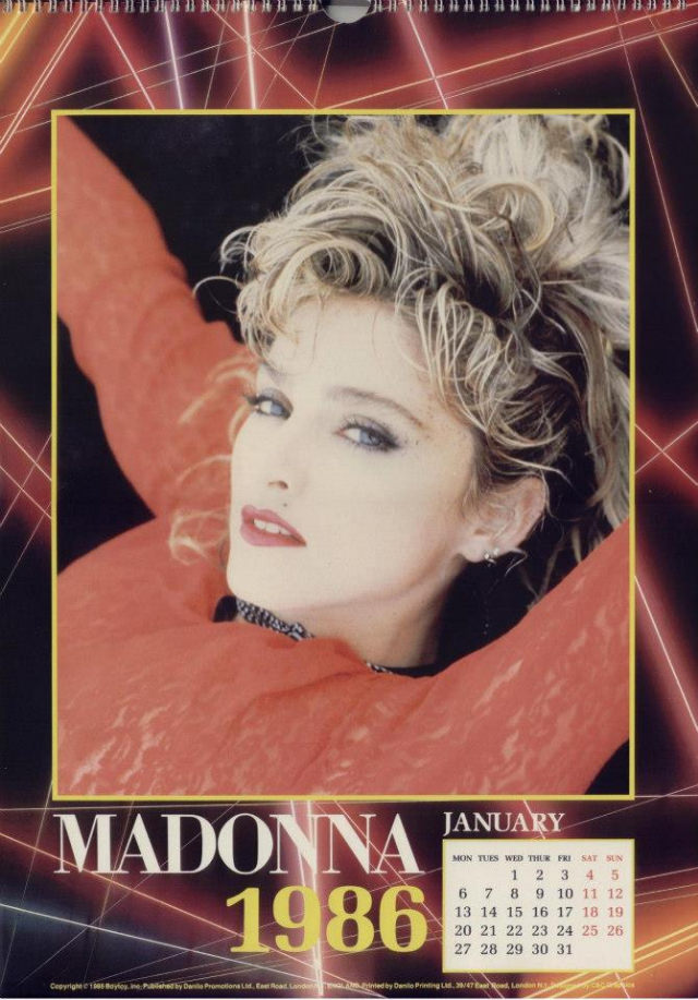 A Look Back at Madonna's Official Calendars 1986-1989