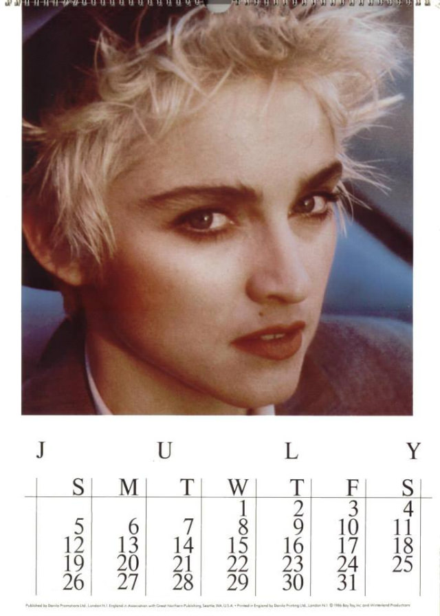 A Look Back at Madonna's Official Calendars 1986-1989