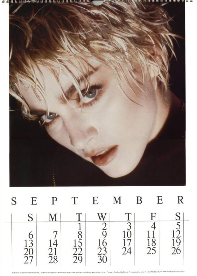 A Look Back at Madonna's Official Calendars 1986-1989