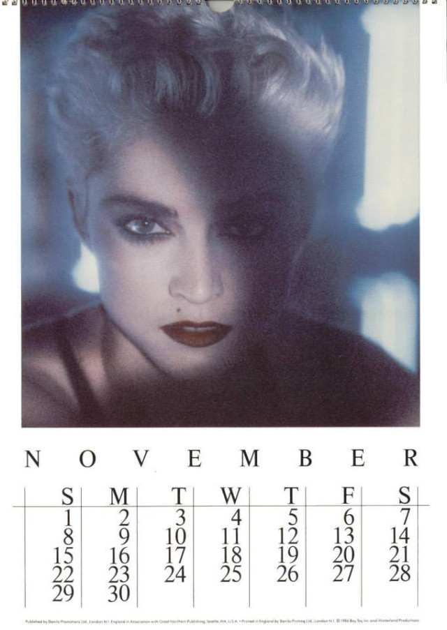 A Look Back at Madonna's Official Calendars 1986-1989