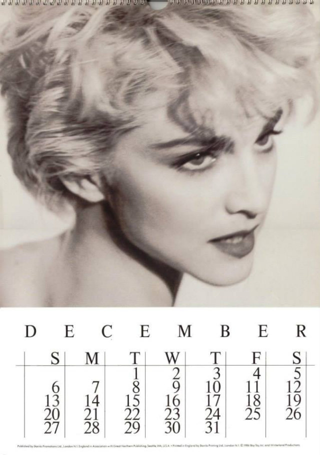 A Look Back at Madonna's Official Calendars 1986-1989