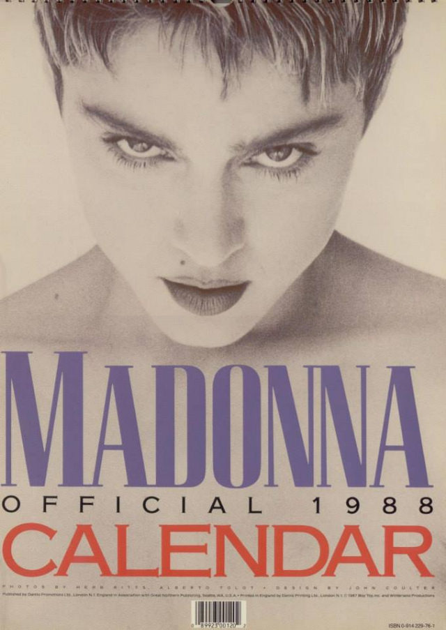 A Look Back at Madonna's Official Calendars 1986-1989