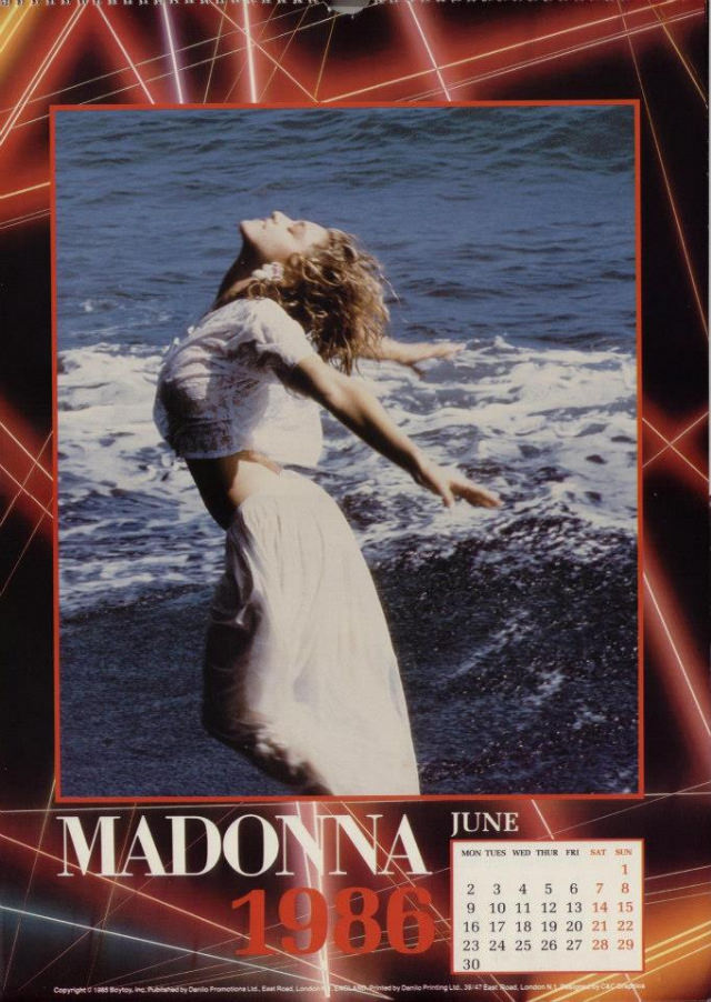 A Look Back at Madonna's Official Calendars 1986-1989