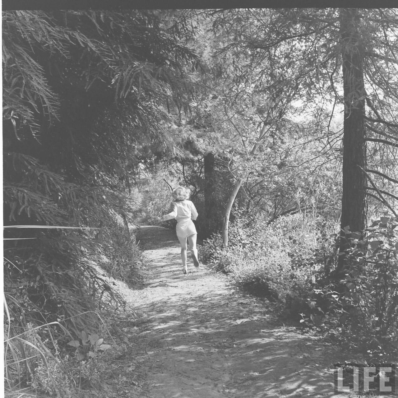 The Girl Next Door: Iconic Photographs of Marilyn Monroe Hiking in the Woods, 1950