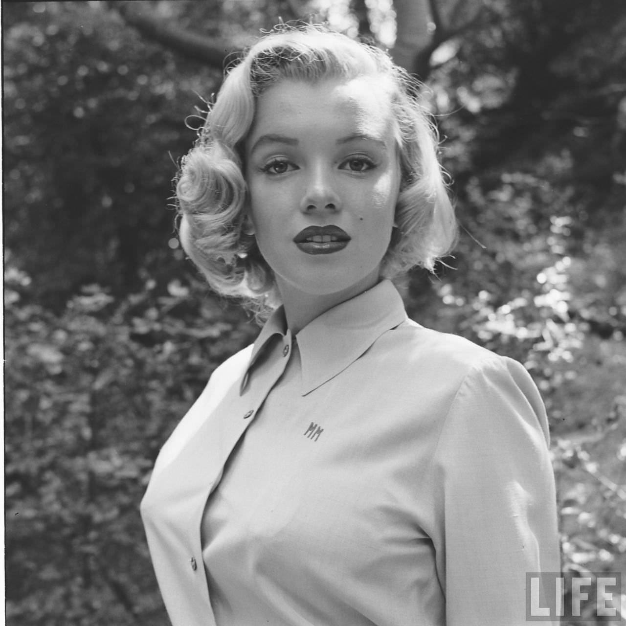 The Girl Next Door: Iconic Photographs of Marilyn Monroe Hiking in the Woods, 1950