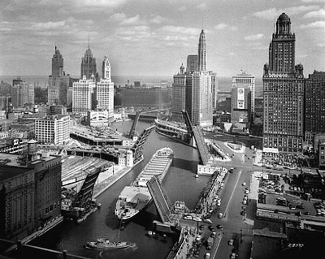The Marine Angel's Historic Journey Through the Chicago River in 1953