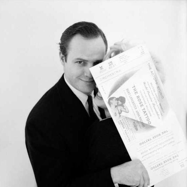 Holding a Big Ticket to Fame: Marlon Brando and Marilyn Monroe in 1955