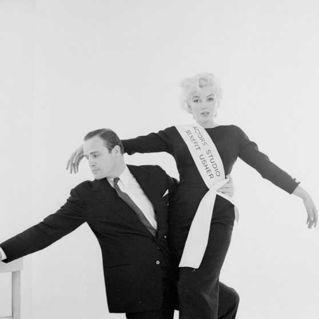 Holding a Big Ticket to Fame: Marlon Brando and Marilyn Monroe in 1955