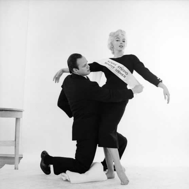 Holding a Big Ticket to Fame: Marlon Brando and Marilyn Monroe in 1955