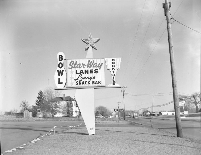 Starway Lanes, Massillon, Ohio, February 1969