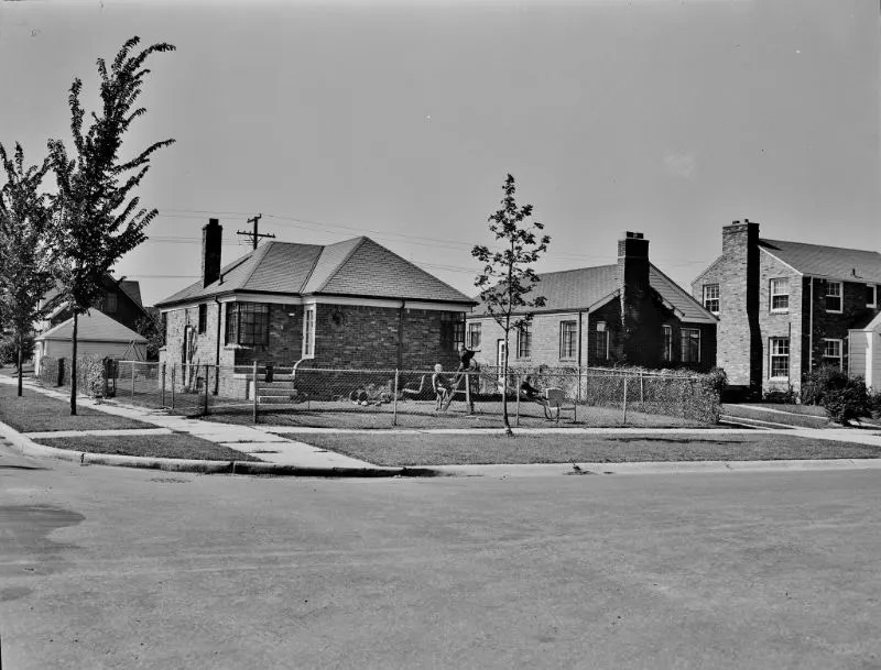 New defense houses in Detroit, Michigan, September 1942.