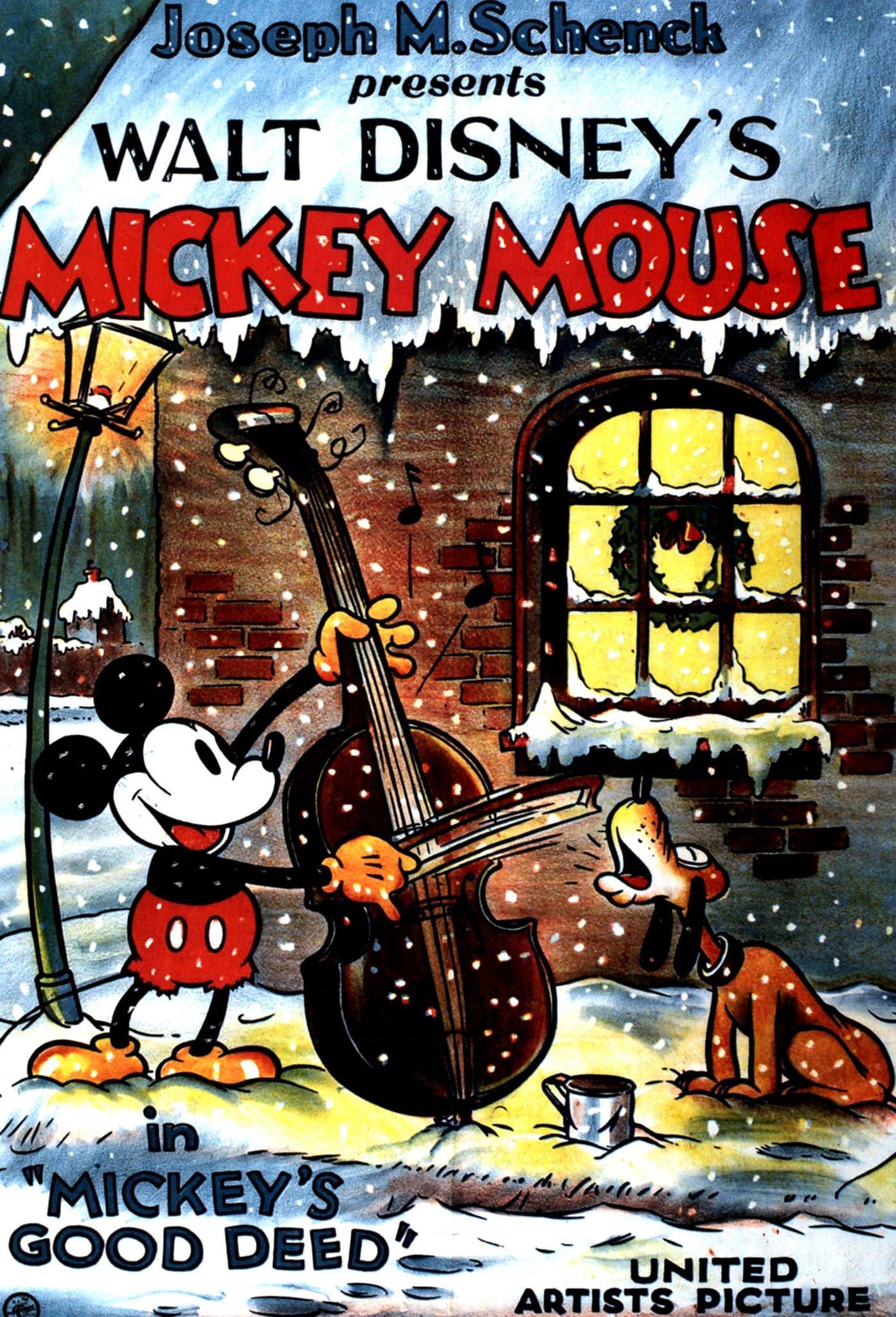 Mickey's Good Deed, poster, 1930s.