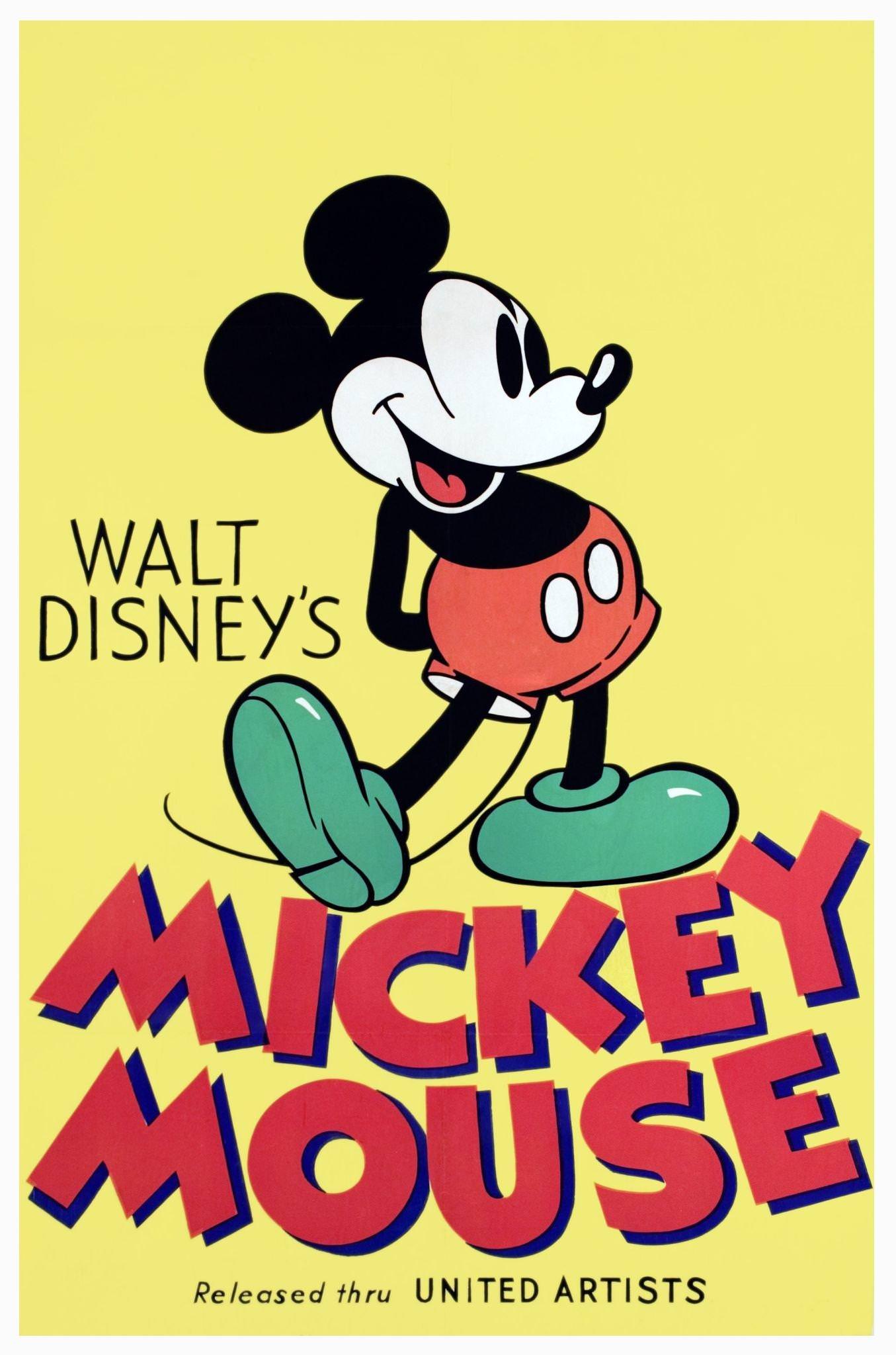 Mickey Mouse, poster, 1932.