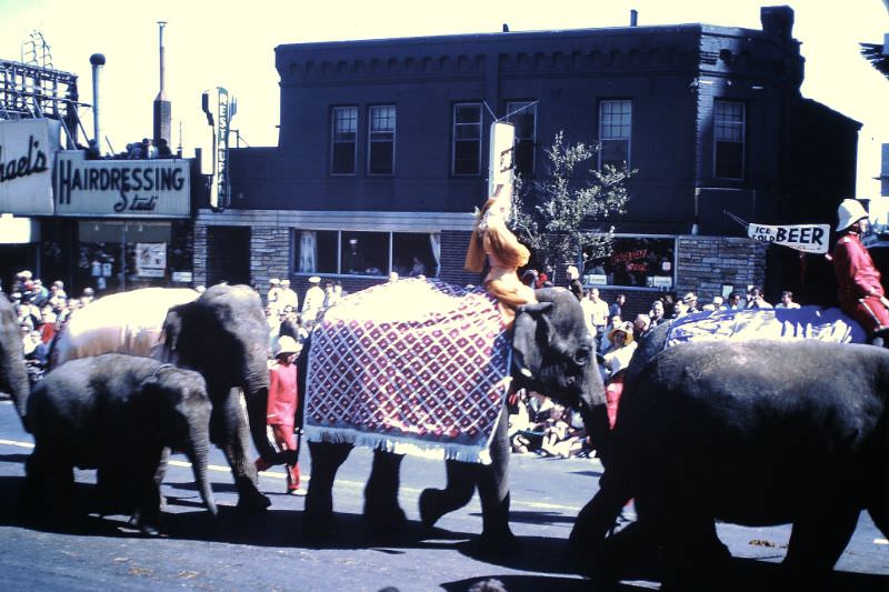 The Spectacular Milwaukee Circus Parade of the 1960s: A Blast from the Past!