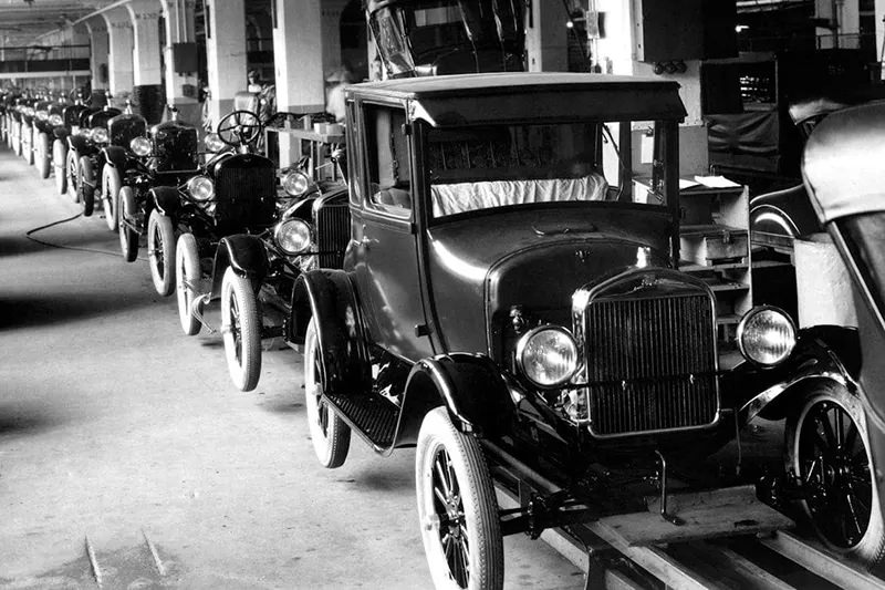 Ford Model T assembly line, 1926.