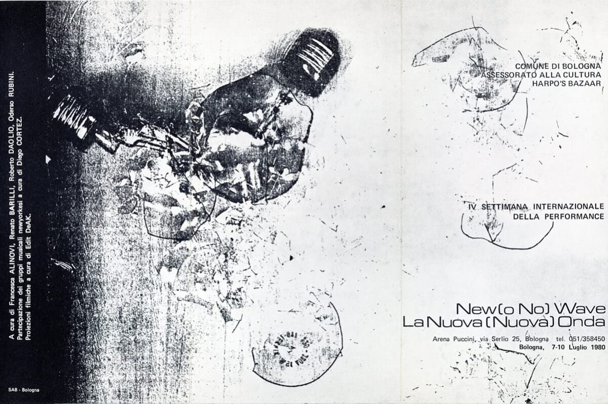 Arena Puccini, New(o No) Wave, Curated by Diego Cortez and Edit DeAk, 3-Fold Brochure, 1980