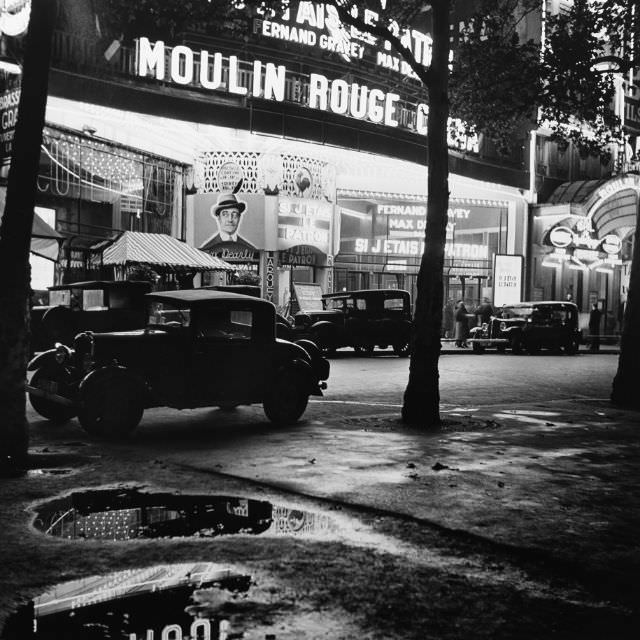 Moulin Rouge, Paris, 1935.