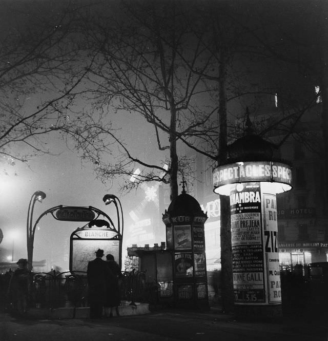 La Place Blanche, Paris, 1930.