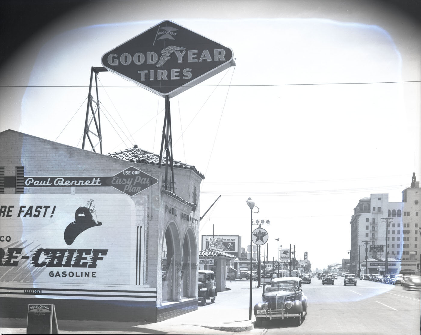 Goodyear Tire & Rubber Co. Store Exterior, 1930s