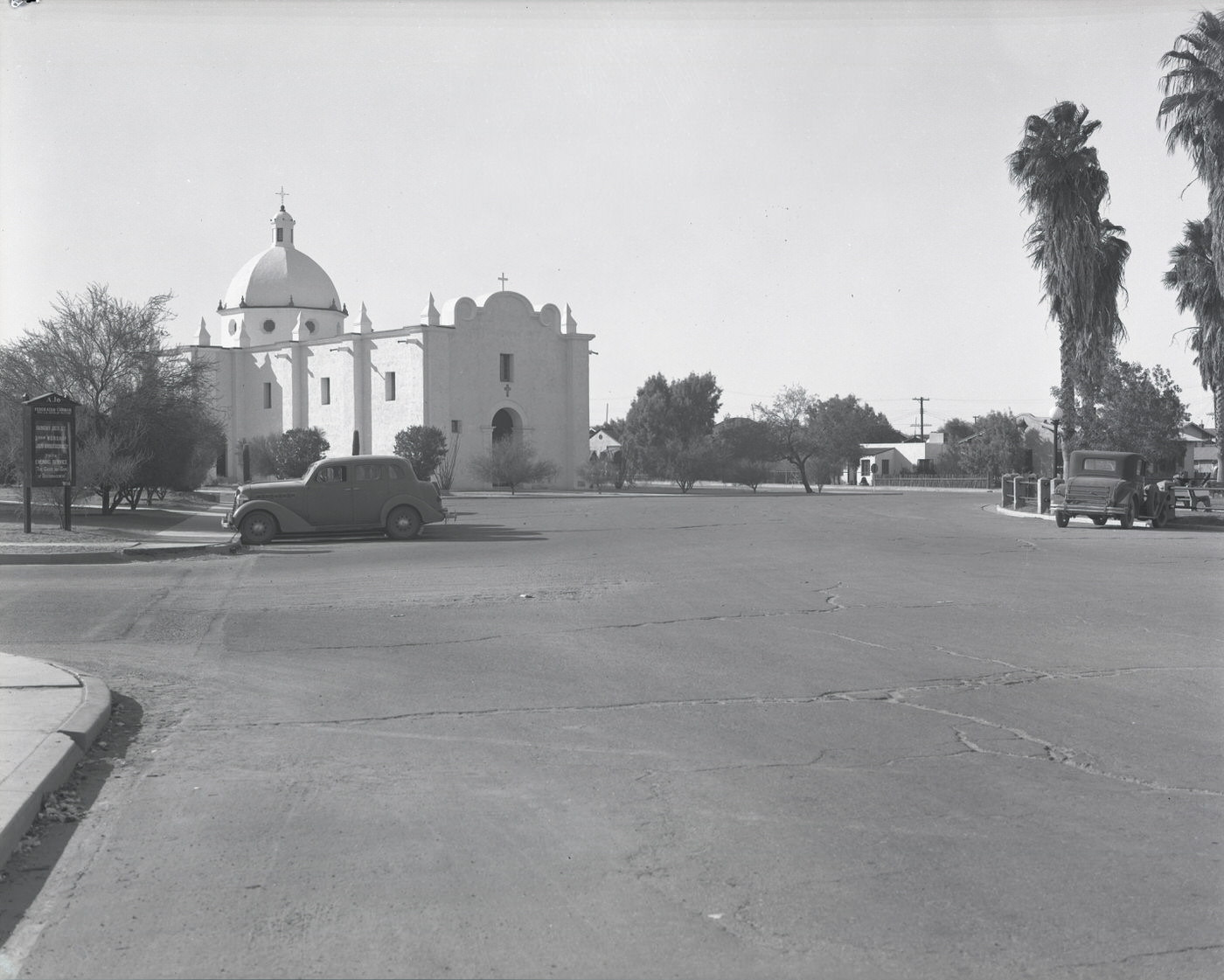 Immaculate Conception Catholic Church in Ajo, Arizona, 1930s