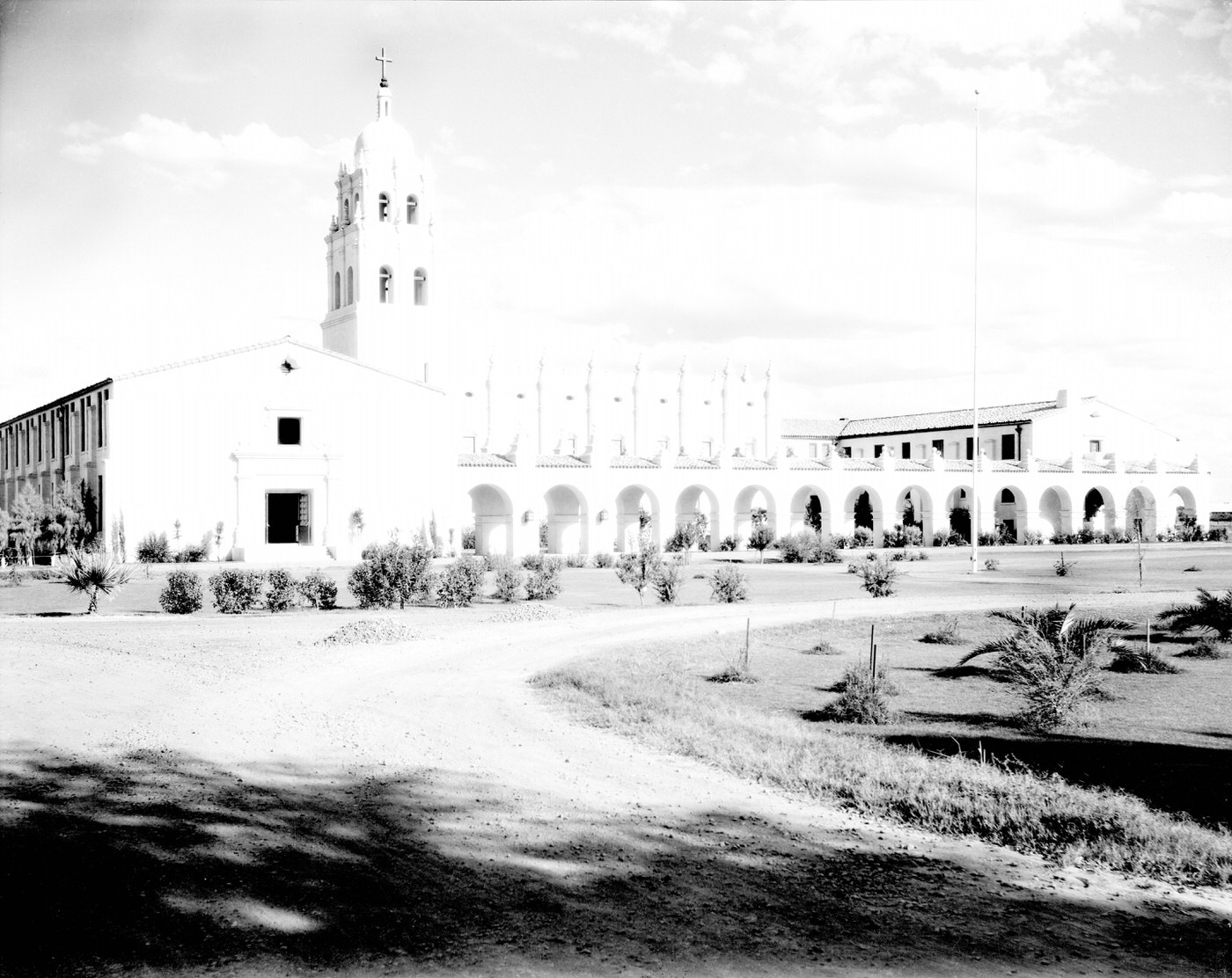 Brophy College Exterior, 1930s