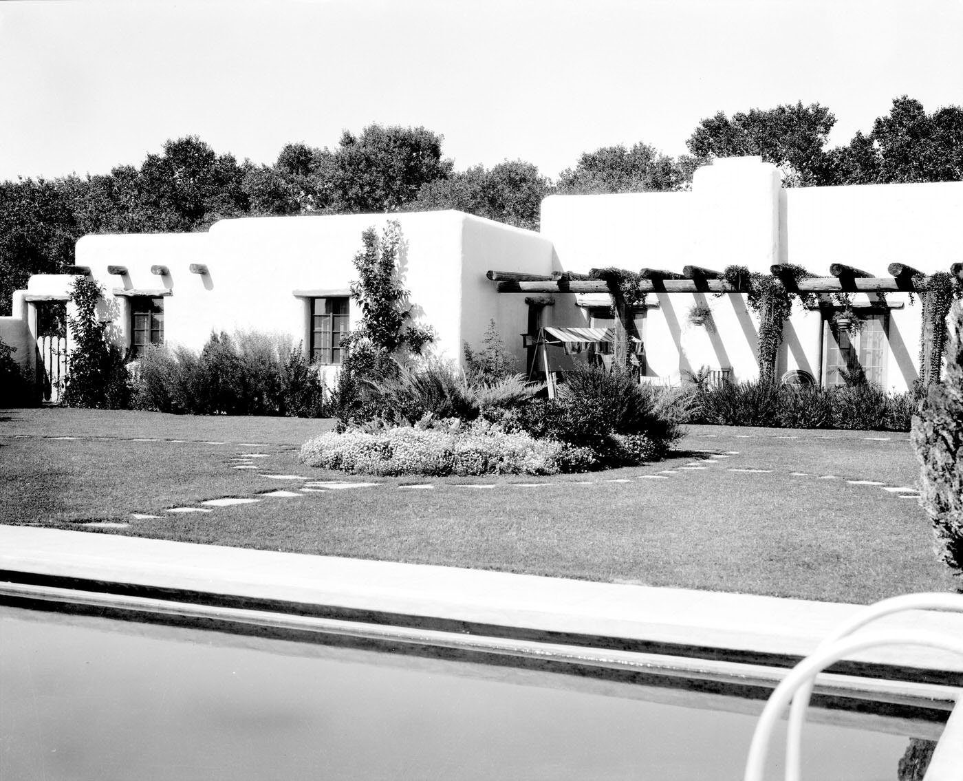 Ranch House on Citrus Ranch. This ranch was located on Northern Ave. in Phoenix, 1930s