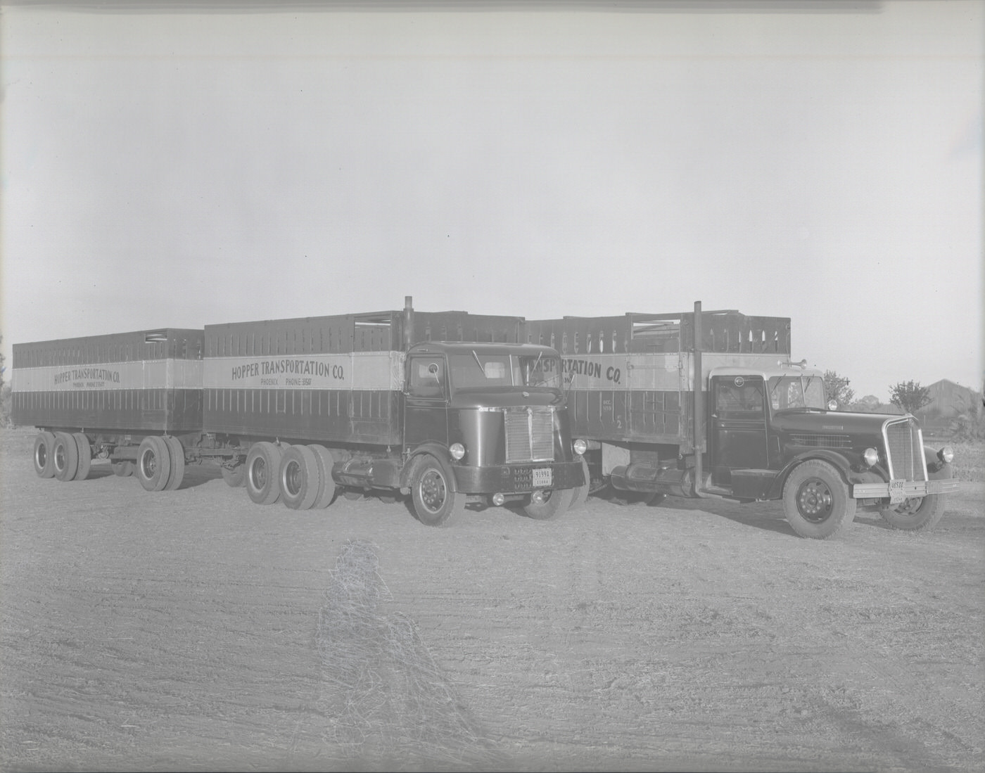 Hopper Transporation Company Trucks, 1930s