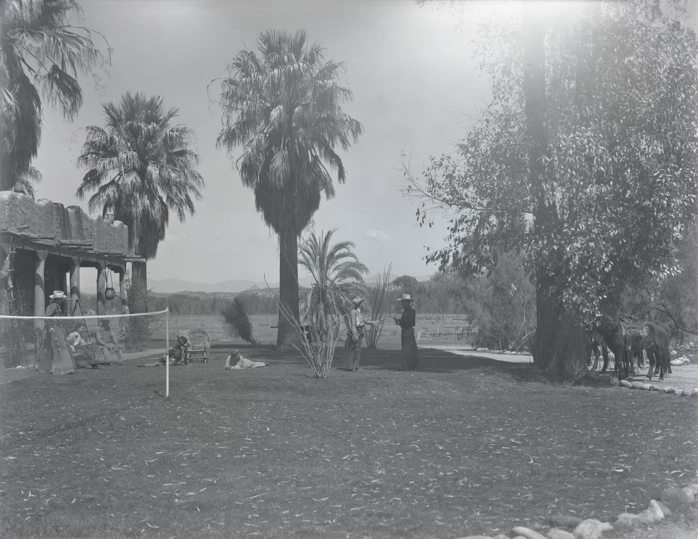 Bar FX Ranch Guests on Grounds, 1930s