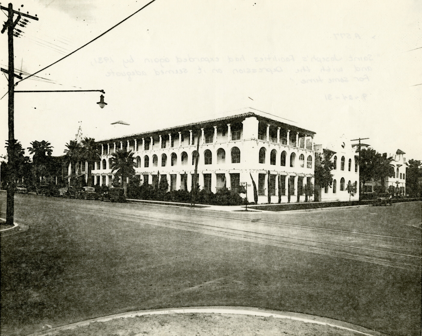 Saint Joseph's Facilities After Expansion, 1930s